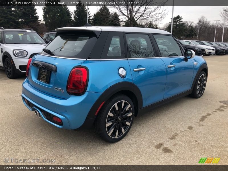 Electric Blue / Satellite Grey Lounge Leather 2019 Mini Hardtop Cooper S 4 Door