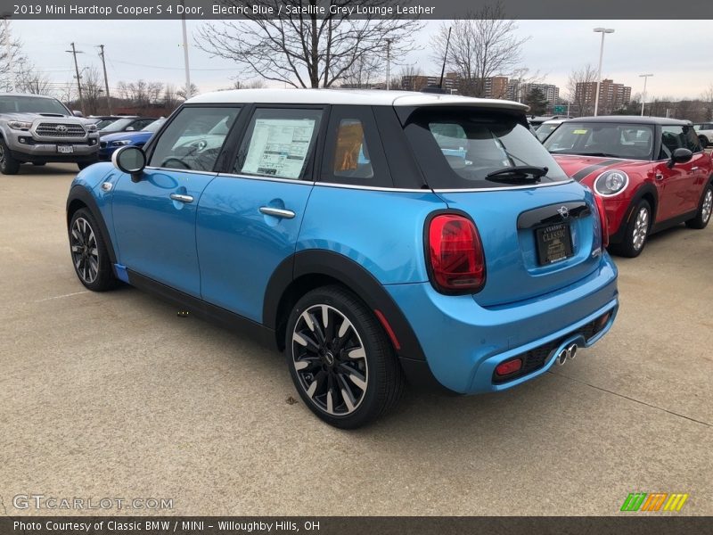 Electric Blue / Satellite Grey Lounge Leather 2019 Mini Hardtop Cooper S 4 Door