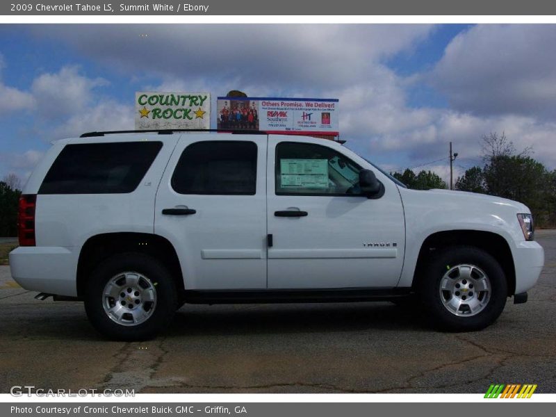 Summit White / Ebony 2009 Chevrolet Tahoe LS