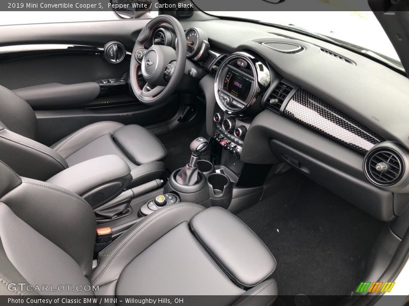  2019 Convertible Cooper S Carbon Black Interior