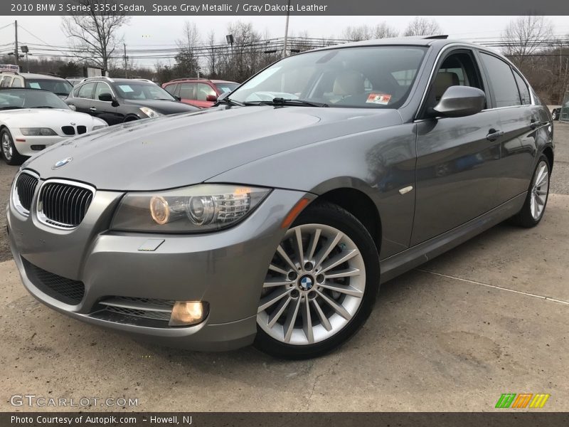 Space Gray Metallic / Gray Dakota Leather 2010 BMW 3 Series 335d Sedan