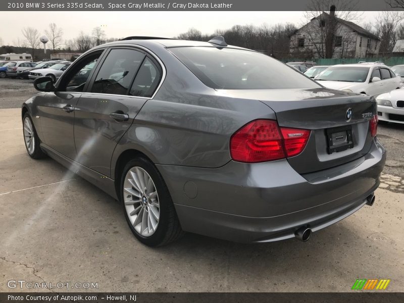 Space Gray Metallic / Gray Dakota Leather 2010 BMW 3 Series 335d Sedan