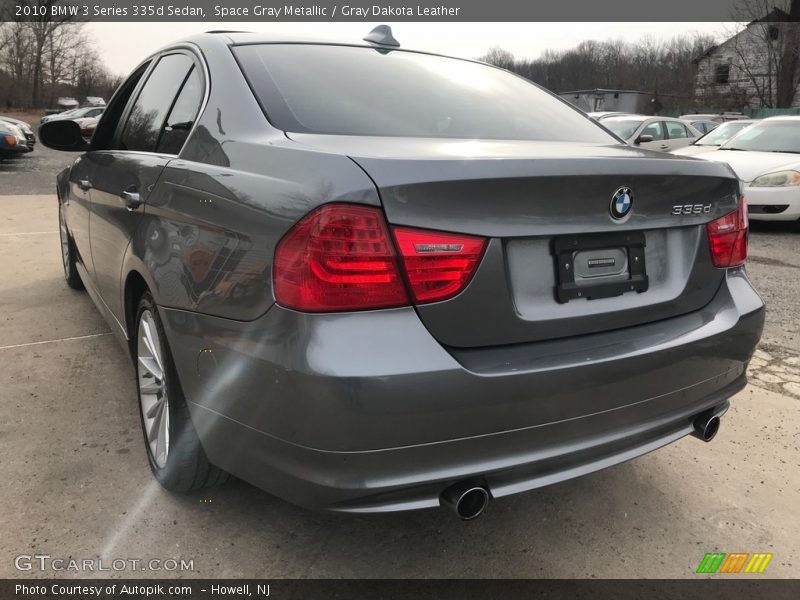 Space Gray Metallic / Gray Dakota Leather 2010 BMW 3 Series 335d Sedan
