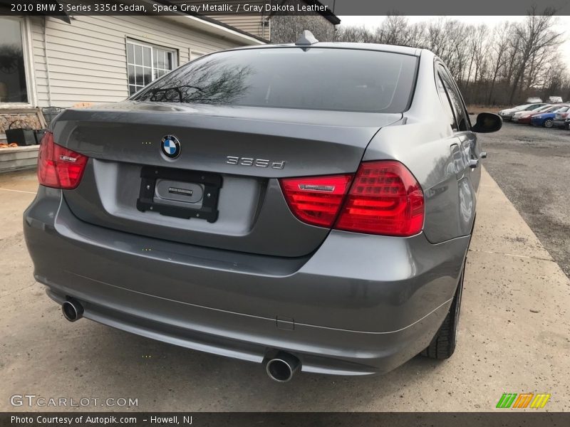Space Gray Metallic / Gray Dakota Leather 2010 BMW 3 Series 335d Sedan