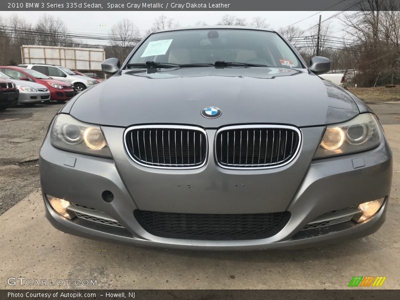Space Gray Metallic / Gray Dakota Leather 2010 BMW 3 Series 335d Sedan