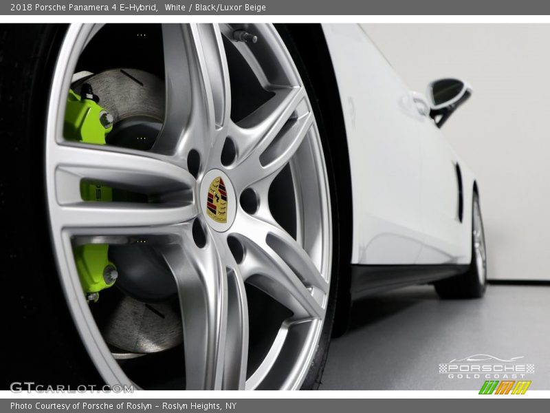 White / Black/Luxor Beige 2018 Porsche Panamera 4 E-Hybrid