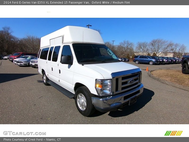 Oxford White / Medium Flint 2014 Ford E-Series Van E350 XL Extended 15 Passenger Van