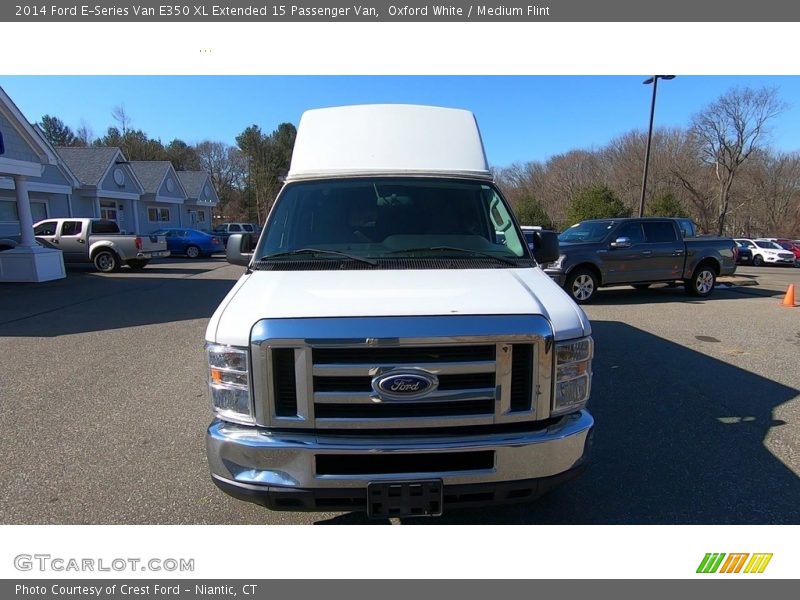 Oxford White / Medium Flint 2014 Ford E-Series Van E350 XL Extended 15 Passenger Van