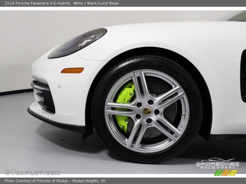White / Black/Luxor Beige 2018 Porsche Panamera 4 E-Hybrid