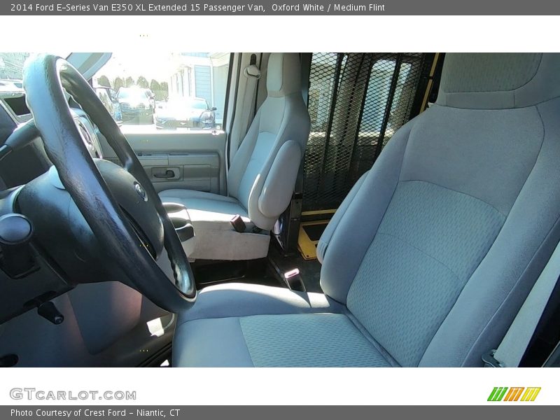 Oxford White / Medium Flint 2014 Ford E-Series Van E350 XL Extended 15 Passenger Van