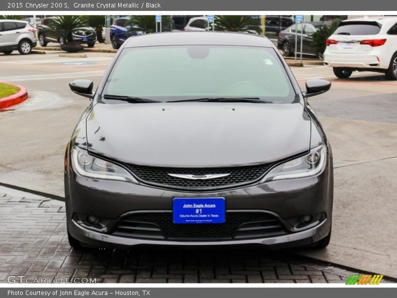 Granite Crystal Metallic / Black 2015 Chrysler 200 S