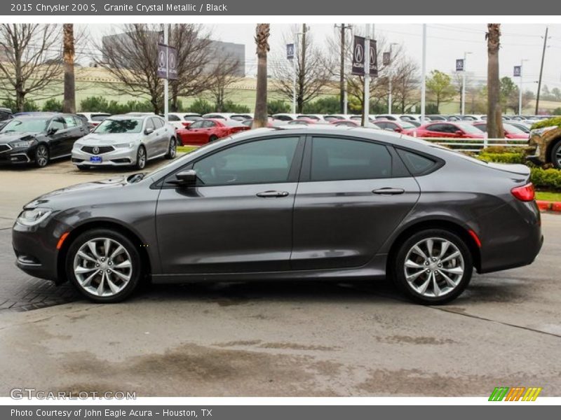Granite Crystal Metallic / Black 2015 Chrysler 200 S