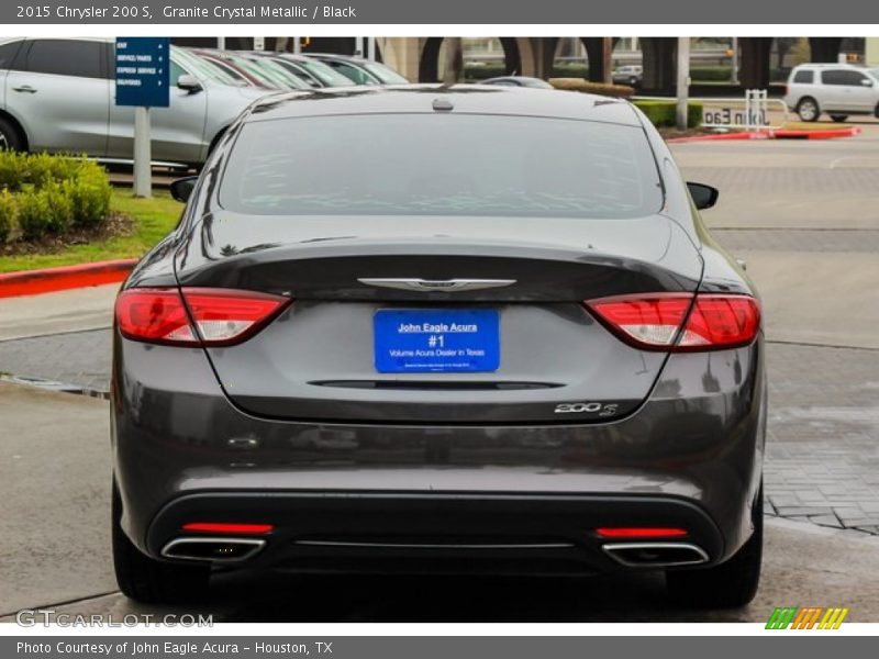 Granite Crystal Metallic / Black 2015 Chrysler 200 S