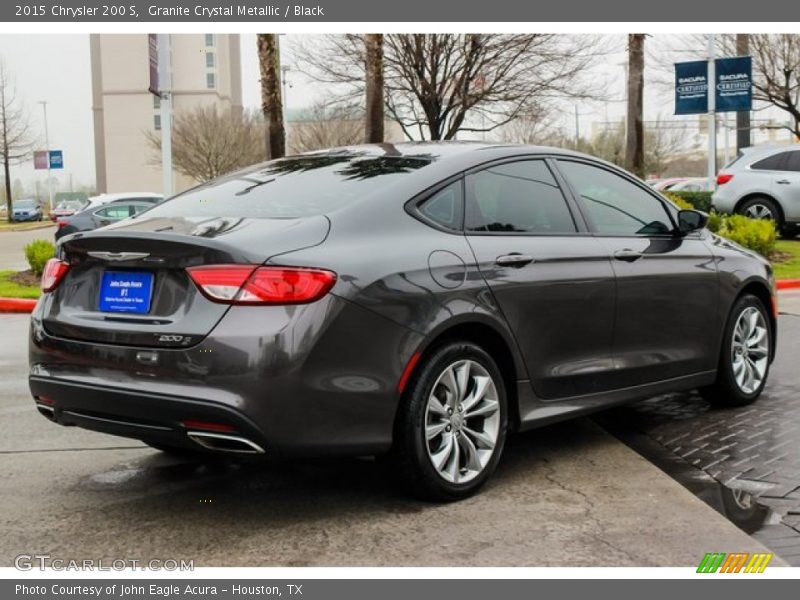 Granite Crystal Metallic / Black 2015 Chrysler 200 S