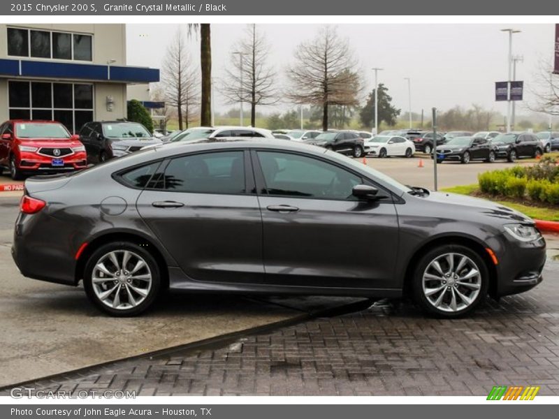 Granite Crystal Metallic / Black 2015 Chrysler 200 S