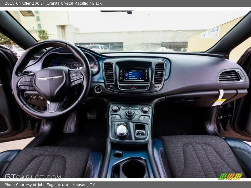 Granite Crystal Metallic / Black 2015 Chrysler 200 S