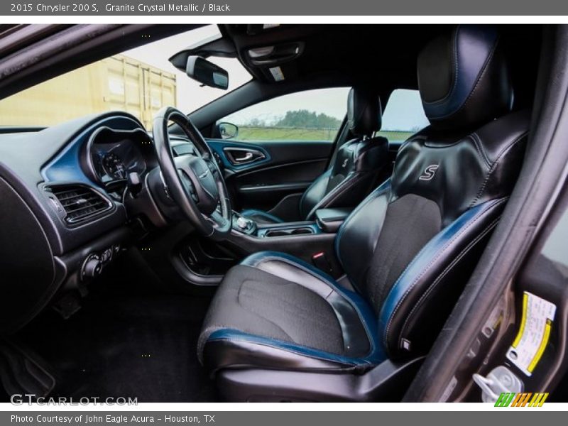 Granite Crystal Metallic / Black 2015 Chrysler 200 S
