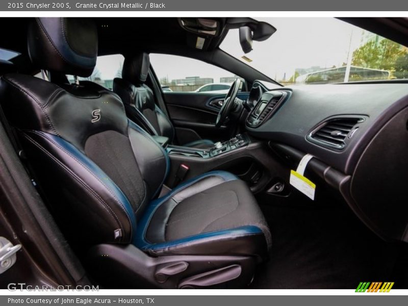 Granite Crystal Metallic / Black 2015 Chrysler 200 S