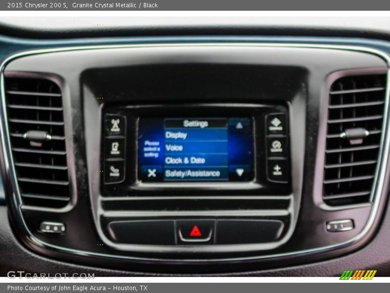 Granite Crystal Metallic / Black 2015 Chrysler 200 S