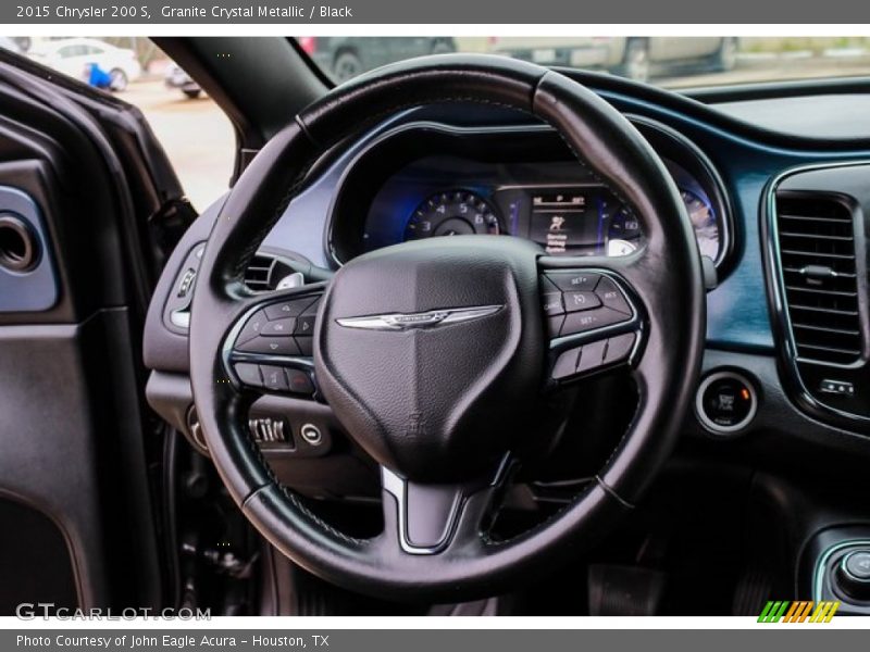 Granite Crystal Metallic / Black 2015 Chrysler 200 S