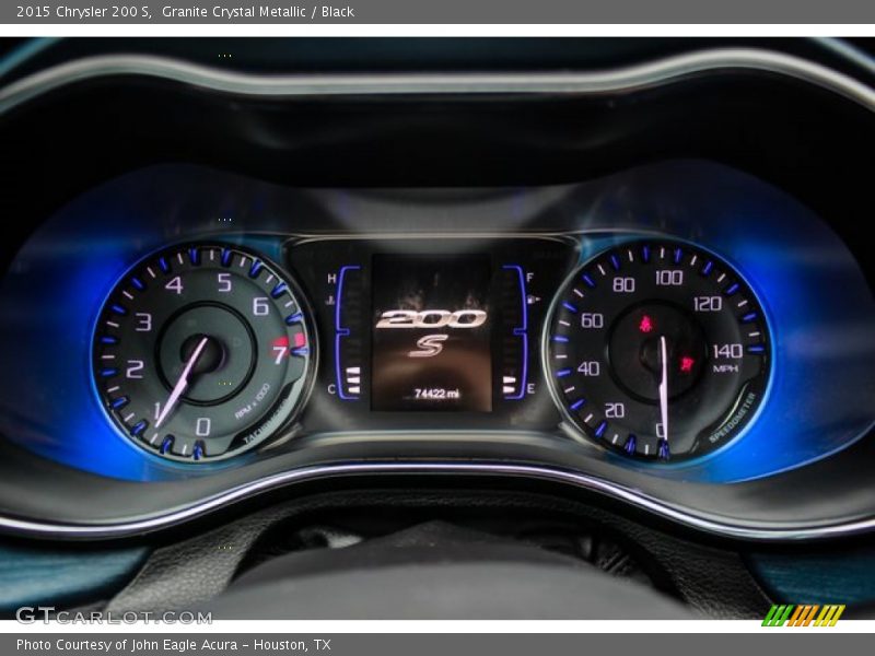 Granite Crystal Metallic / Black 2015 Chrysler 200 S
