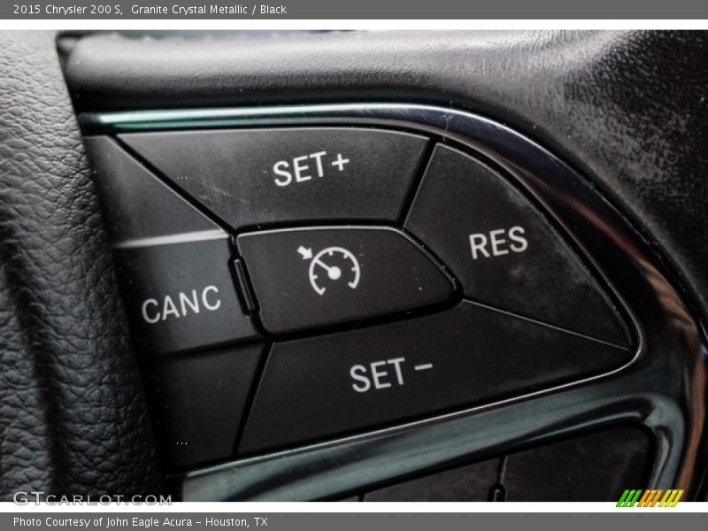 Granite Crystal Metallic / Black 2015 Chrysler 200 S