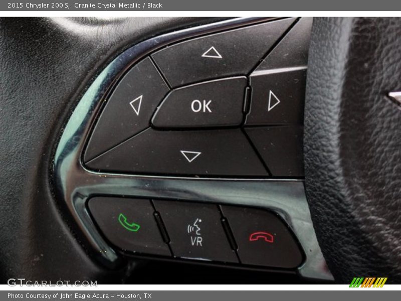 Granite Crystal Metallic / Black 2015 Chrysler 200 S