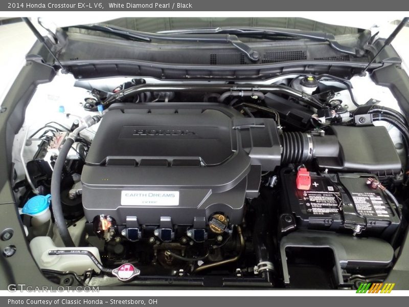White Diamond Pearl / Black 2014 Honda Crosstour EX-L V6