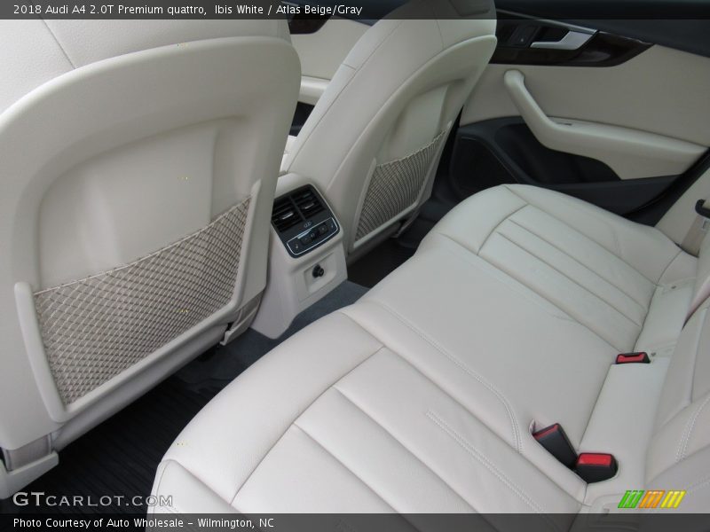 Ibis White / Atlas Beige/Gray 2018 Audi A4 2.0T Premium quattro