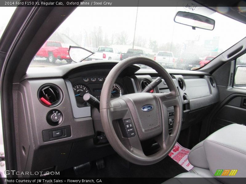 Oxford White / Steel Grey 2014 Ford F150 XL Regular Cab