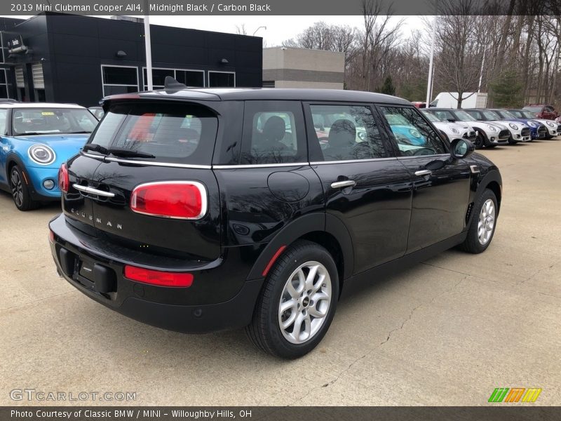 Midnight Black / Carbon Black 2019 Mini Clubman Cooper All4