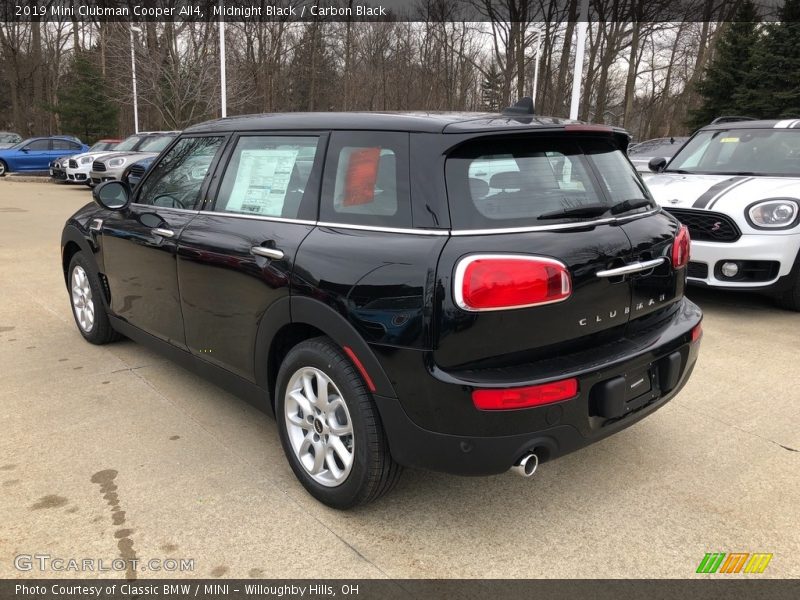 Midnight Black / Carbon Black 2019 Mini Clubman Cooper All4