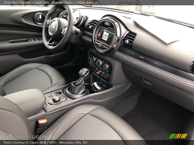  2019 Clubman Cooper All4 Carbon Black Interior