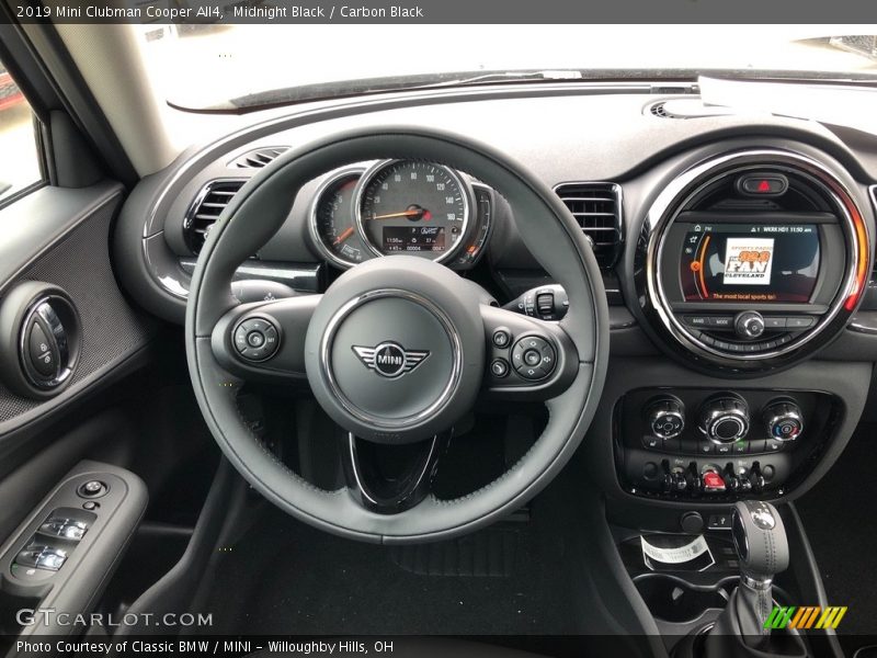 Dashboard of 2019 Clubman Cooper All4