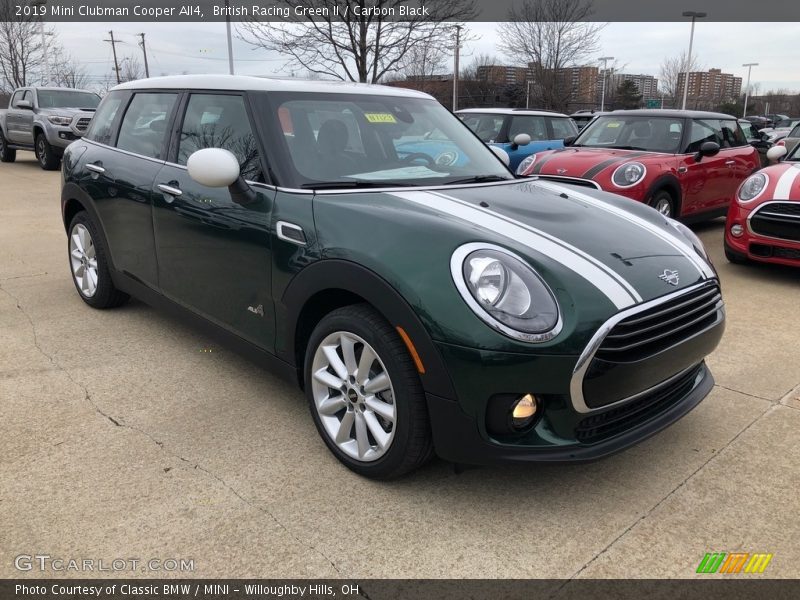 British Racing Green II / Carbon Black 2019 Mini Clubman Cooper All4