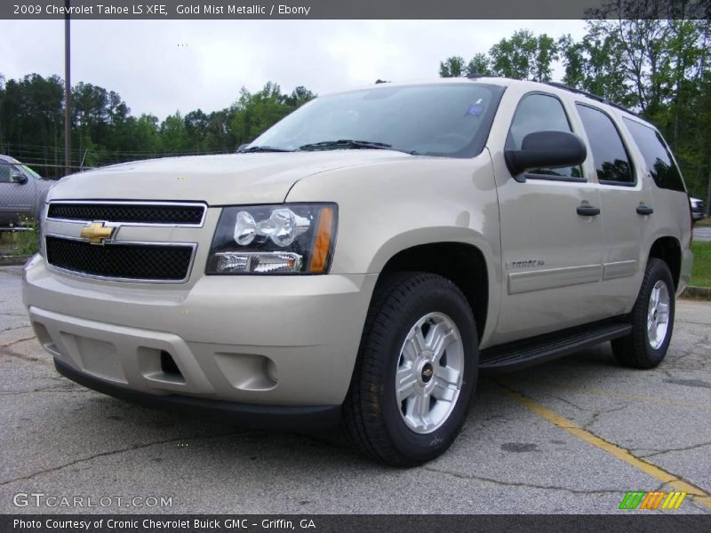 Gold Mist Metallic / Ebony 2009 Chevrolet Tahoe LS XFE