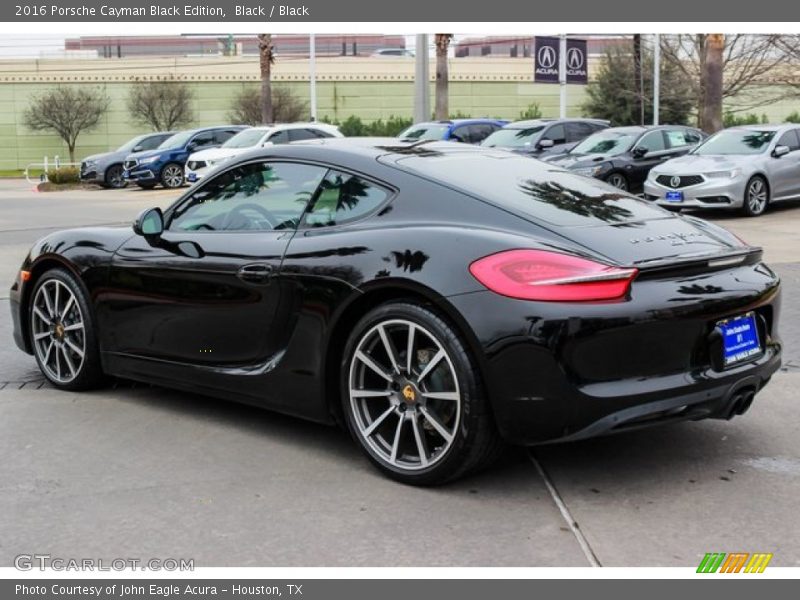 Black / Black 2016 Porsche Cayman Black Edition