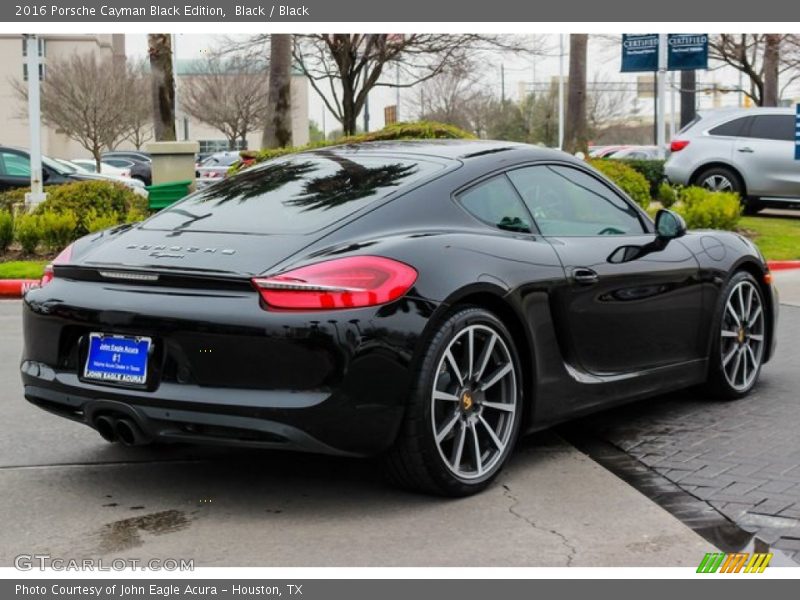 Black / Black 2016 Porsche Cayman Black Edition