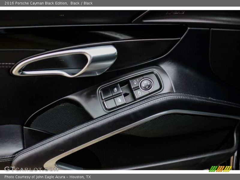 Controls of 2016 Cayman Black Edition