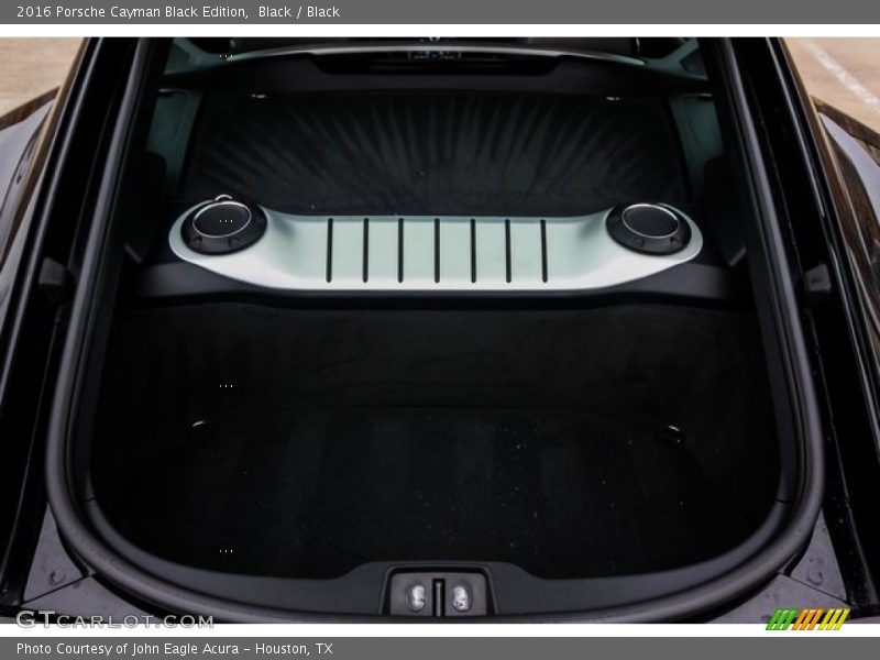  2016 Cayman Black Edition Trunk