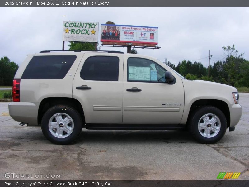 Gold Mist Metallic / Ebony 2009 Chevrolet Tahoe LS XFE