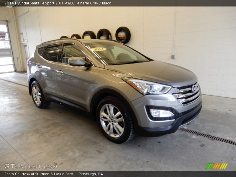 Mineral Gray / Black 2014 Hyundai Santa Fe Sport 2.0T AWD