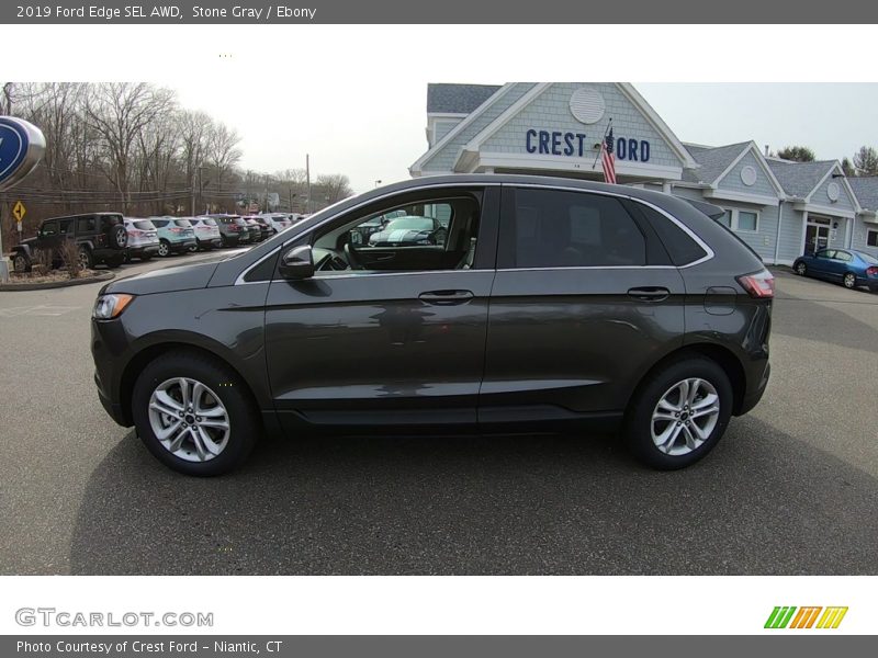 Stone Gray / Ebony 2019 Ford Edge SEL AWD