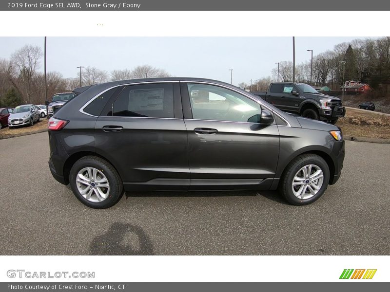 Stone Gray / Ebony 2019 Ford Edge SEL AWD