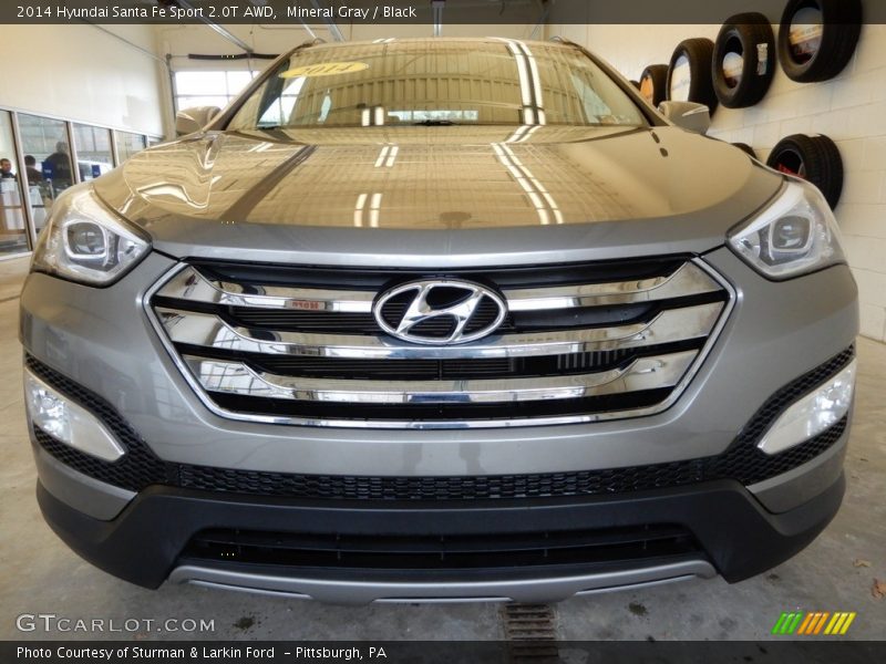 Mineral Gray / Black 2014 Hyundai Santa Fe Sport 2.0T AWD