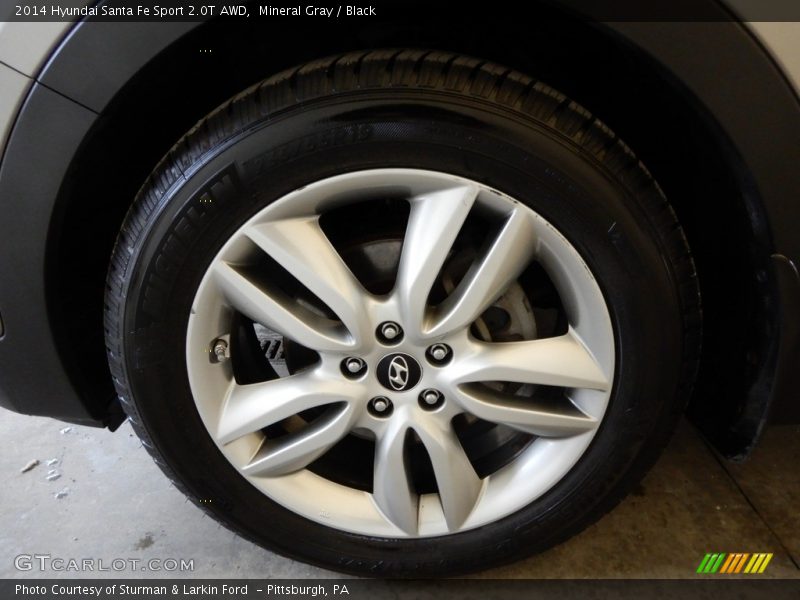 Mineral Gray / Black 2014 Hyundai Santa Fe Sport 2.0T AWD