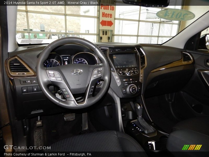 Mineral Gray / Black 2014 Hyundai Santa Fe Sport 2.0T AWD