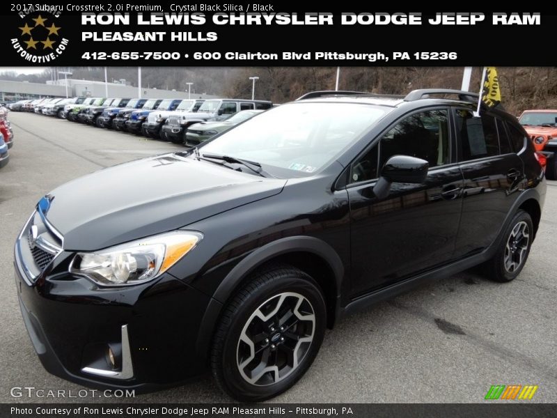 Crystal Black Silica / Black 2017 Subaru Crosstrek 2.0i Premium