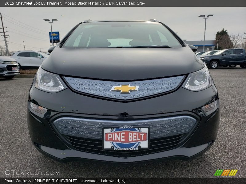 Mosaic Black Metallic / Dark Galvanized Gray 2019 Chevrolet Bolt EV Premier