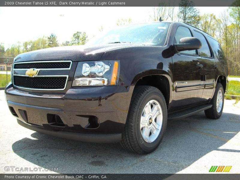 Dark Cherry Metallic / Light Cashmere 2009 Chevrolet Tahoe LS XFE